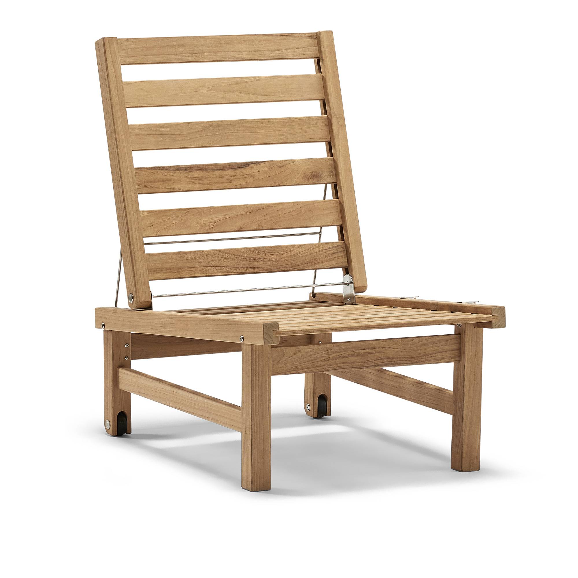 Fri Form - Fåtölj 10 Teak - Utomhusfåtöljer - Elsa Stackelberg - Träfärgad - Trä