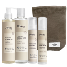 Derma Eco Ansigtsplejesæt â 24H pleje