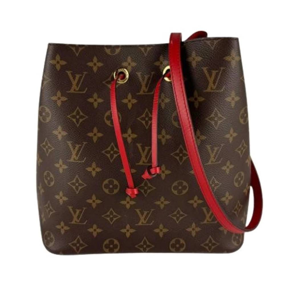 Louis Vuitton Vintage Pre-owned Bucket Bag - Vintage - Dame - Brun - ONE SIZE - Uld
