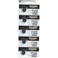 Energizer batteries 371/370 (SR920W SR920SW) silveroxid klock-batteri. På tårremsa, 5-pack av Energizer