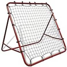 RedAeL 100x100 cm Justerbar Fotboll Kickback Rebounder - Perfekt för fotboll och friidrott