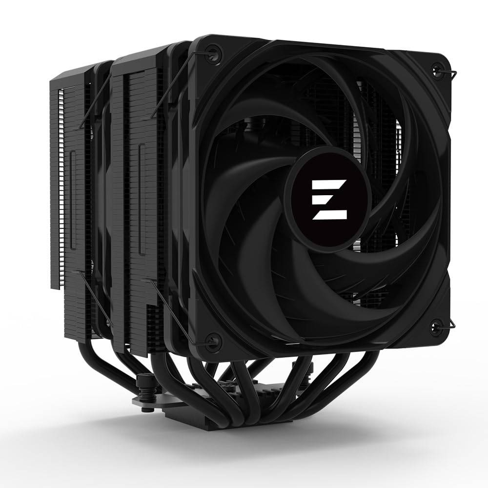 ZALMAN CNPS14X Duo BLACK LGA1700, Socket AM5, AM4 Compatible, 120mm PMW Fan, Dual Tower Air-Cooled CPU Cooler, CNPS14X DUO BLACK FN2103