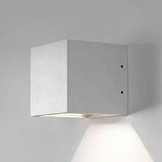 Cube xl down led væglampe hvid 6w ip54 256195