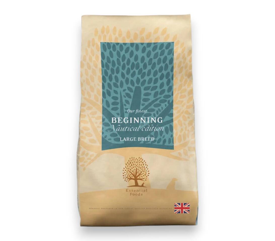 Essential Foods Beginning Large Breed Nautical Hundefoder 10kg.