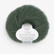 Sandnes - Tynn silk Mohair Fv. 8581 Dyb Skovgrøn