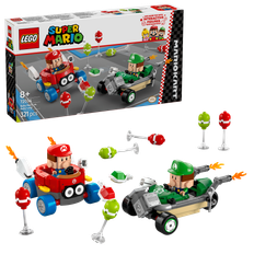LEGO - Super Mario - Mario Kart  Baby Mario vs. Baby Luigi