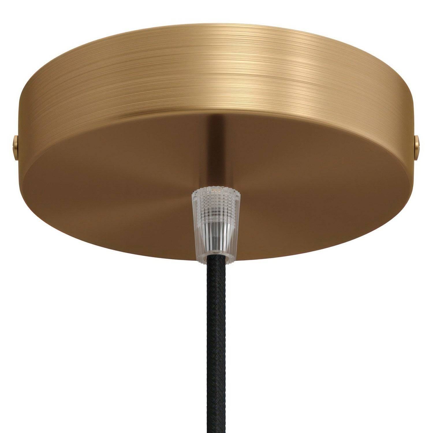 Roset til 1 lampe Ø12 cm - Konisk / Børstet bronze