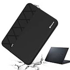 Smatree 14,5 tums anti-chock laptopväska vattentätt skyddsfodral skräddarsydd för ASUS Vivobook S 14 OLED K5404, Zenbook Pro 14 Duo OLED UX8402, Zenbook Pro 14 OLED UX6404, svart (E415)