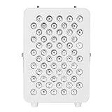 HELIO Premium rödljuslampa, röd ljusterapipanel - 5 bioaktiva våglängder, hög irradians, ultralåg EMF, inget flimmer, meditativt lugn, infraröd lampa, värmelampa (HELIO 1 pro, 300W (60 x 5W))