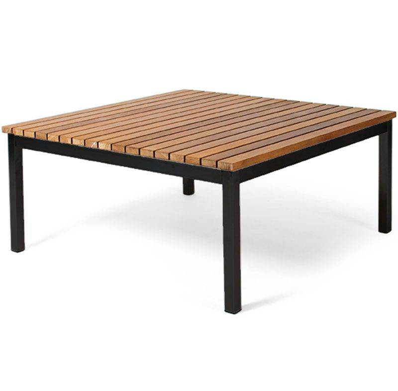 Skargaarden, Häringe Sofabord 85x85 cm Sort/Teak