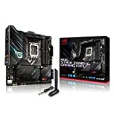 ASUS ROG STRIX Z690-G GAMING WIFI Mainboard Sockel Intel LGA 1700 (Intel Z690, mATX, PCIe 5.0, DDR5 Speicher, WiFi 6E, 3x M.2, USB 3.2 Gen 2x2 Type-C, Aura Sync)