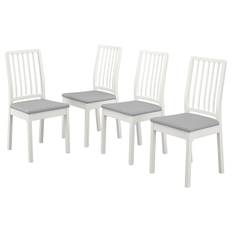 IKEA - EKEDALEN stol, hvid/Orrsta lysegrå