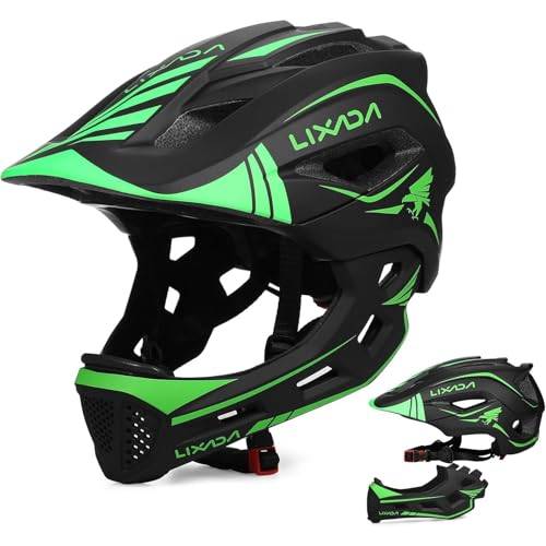 Lixada Cykelhjälm för barn, robust skydd, perfekt passform, ventilerande design, 52–58 cm (ålder 3–15 år)