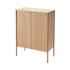 Jut High Cabinet Oak/Natural