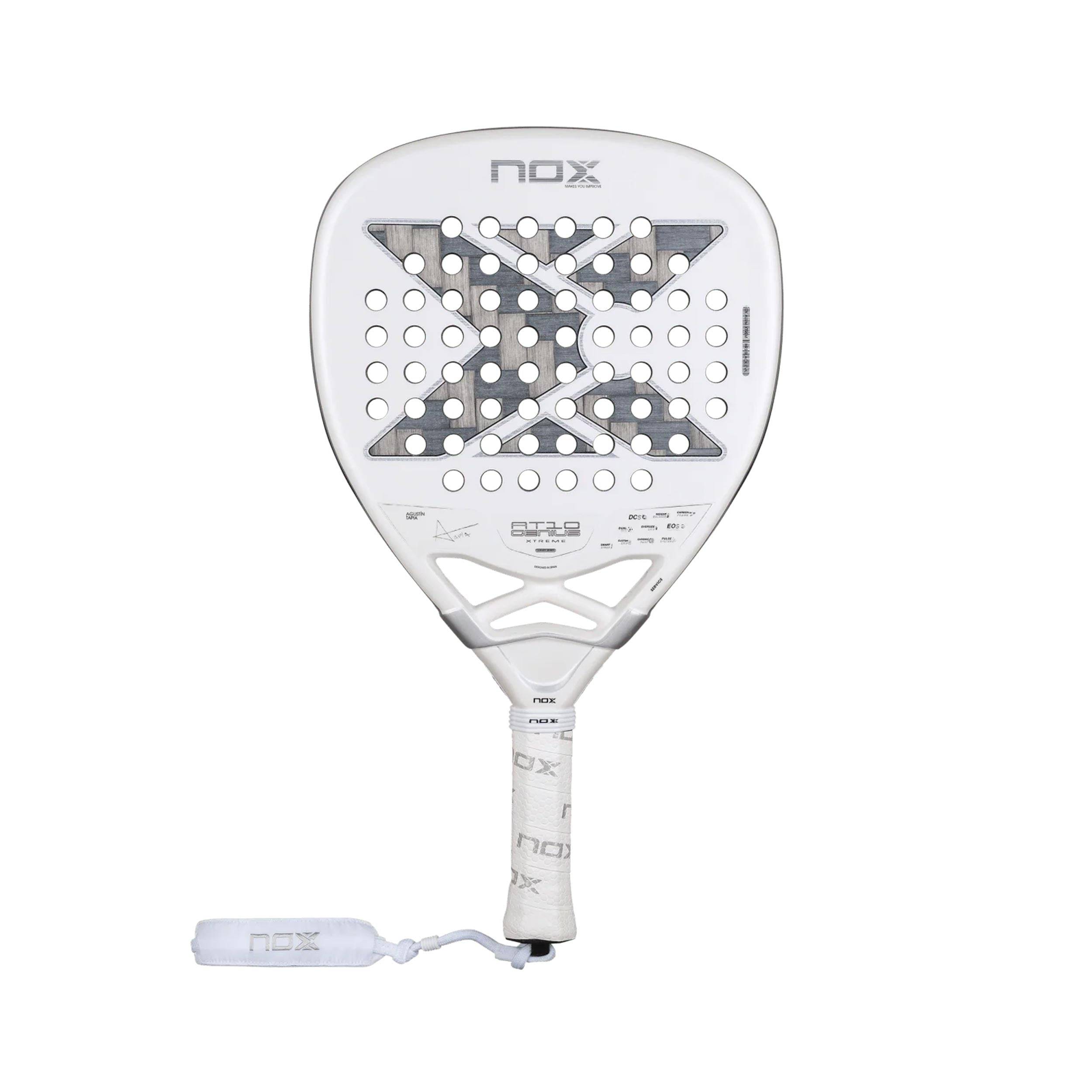 Nox Genius Attack 12k Alum Xtreme Padelracket - vit