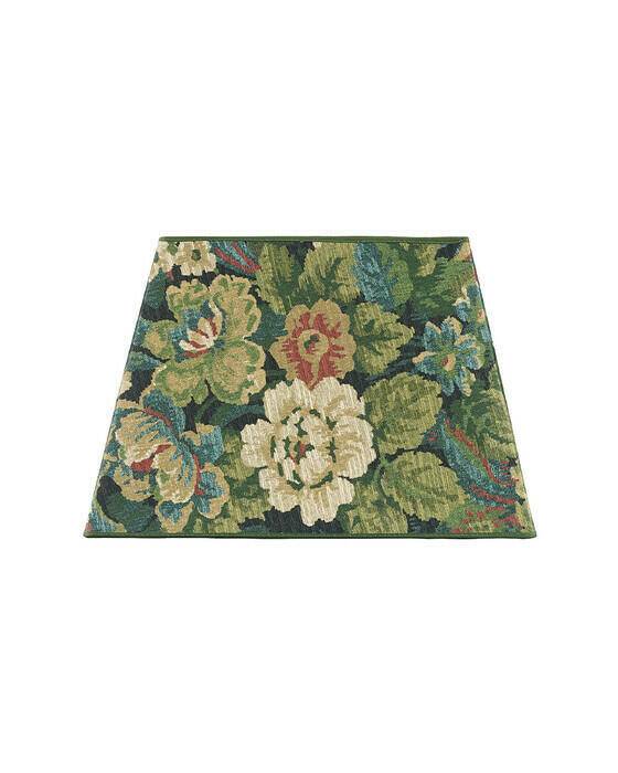 Firkantet lampskærm ebonleaf flower OUTLET