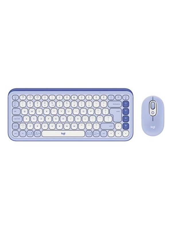 Logitech POP Icon Combo - Tastatur & Mus sæt - Universal - Hvid