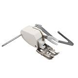 Jopto Symaskin kofot dubbel träning pressarfot overlockmaskin med justerbar quiltningsguide X80927001/7 mm för sångare bror Janome Babylock Euro-Pro Kenmore