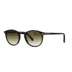 Tom Ford Andrea-02 TF539 Sunglasses Dark Tortoise/Brown Round Unisex