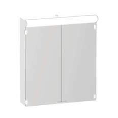 Spegelskåp med belysning POLARIA Lumena 600 vit pulvermålat stål 60x70x17,5 cm 4000K LED eluttag vänster 8947917