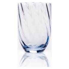 Swirl Tumbler Home Tableware Glass Drinking Glass Blue Anna Von Lipa