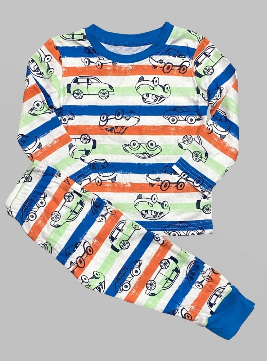 Pyjamas Sæt Biler (Størrelse: 92).