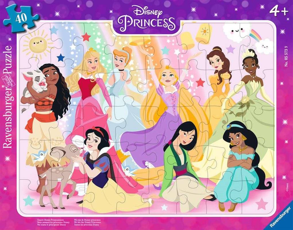 Rampussel 40 bitar, Disney princesses