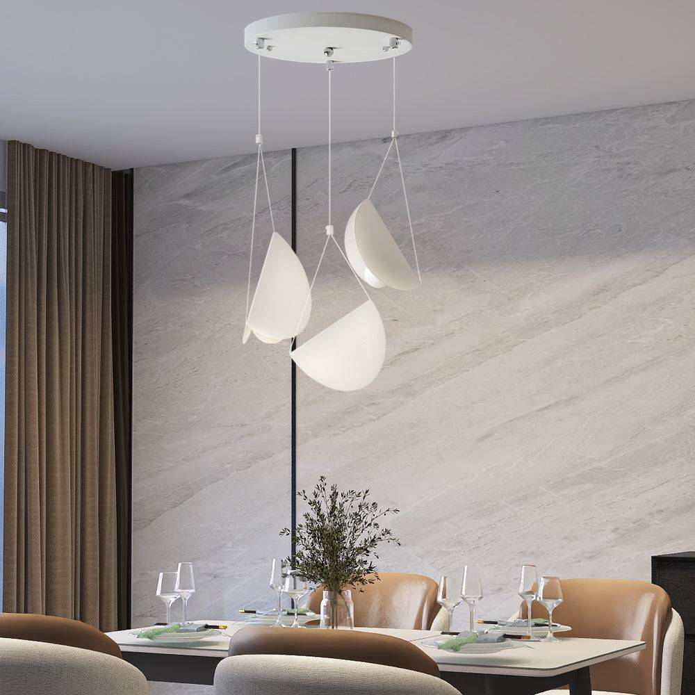 PureLuxe Pendel - Stram Vit Linjär Taklampa - 3 lichten / Dimming in 3 niveaus