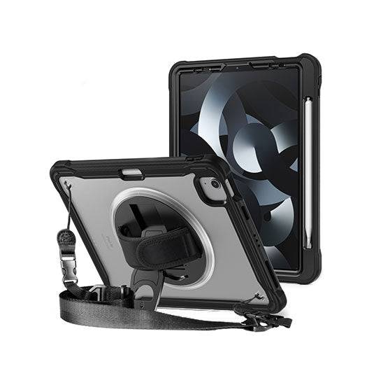 iPad Pro 11" (2020) - Heavy-Duty Håndværker Cover med Skulderstrop - Sort