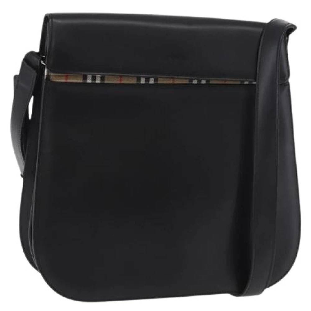 Burberry Vintage Pre-owned Vintage Skuldertaske - Vintage - Dame - Sort - ONE SIZE - Uld