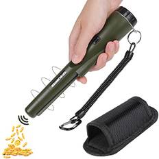 Diealles Shine Bärbar metalldetektor, vattentät pinpointer metalldetektor med inbyggd LED-indikator, 360° skanna stiftpunkt metallsökare för Treasue Hunt