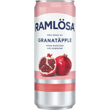 Mineralvatten Ramlösa Granatäpple 33cl burk inkl. pant