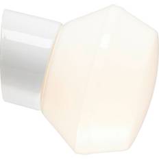 Vægarmatur Classic hvid, blank opal E27