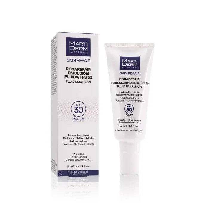 Martiderm Rosarepair Emulsione Fluida SPF30 — Crema solare viso 40ml