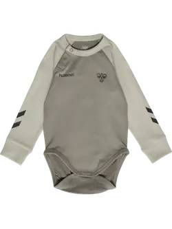 hummel Hummel Triple Logo Langærmet Body - Vintage Khaki