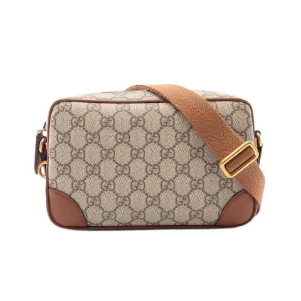 Gucci Vintage Pre-owned Canvas gucci-tasker - Vintage - Dame - Beige - ONE SIZE -