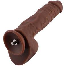 22 x 5 cm Hismith Dildo Silikon KlicLok brown