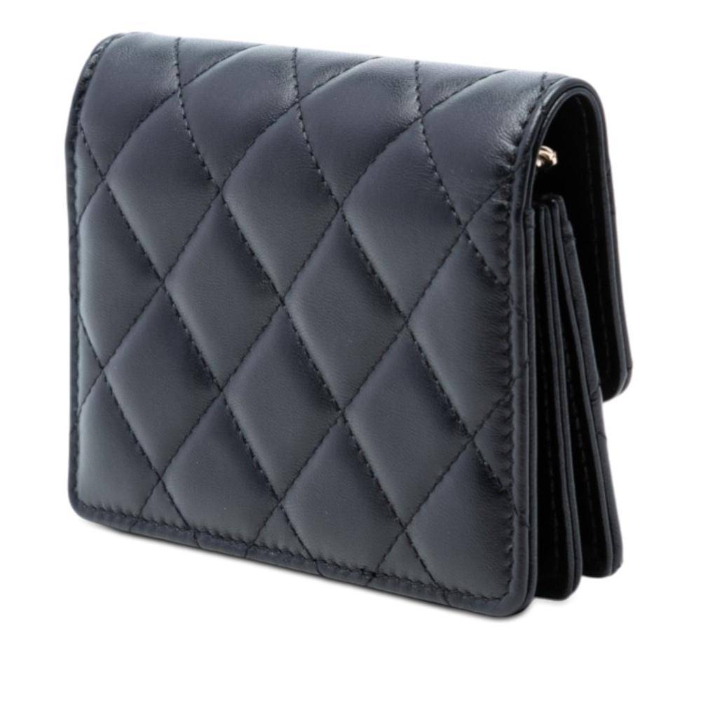 Chanel Vintage Chanel Flap Bag Stl. - Chanel Vintage Från Magasin - Black (L 9.50cm x W 12cm x D 2cm)