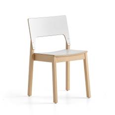 Stol LOVE, höjd: 450 mm, vit laminat