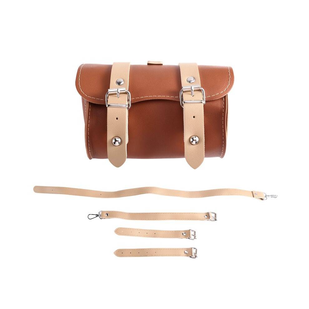 Retro Bicycle Trailer Front Storage Bag Mountain Bike Hanging Bag Bicycle Decorative Bag Cycling Equipment Accessories