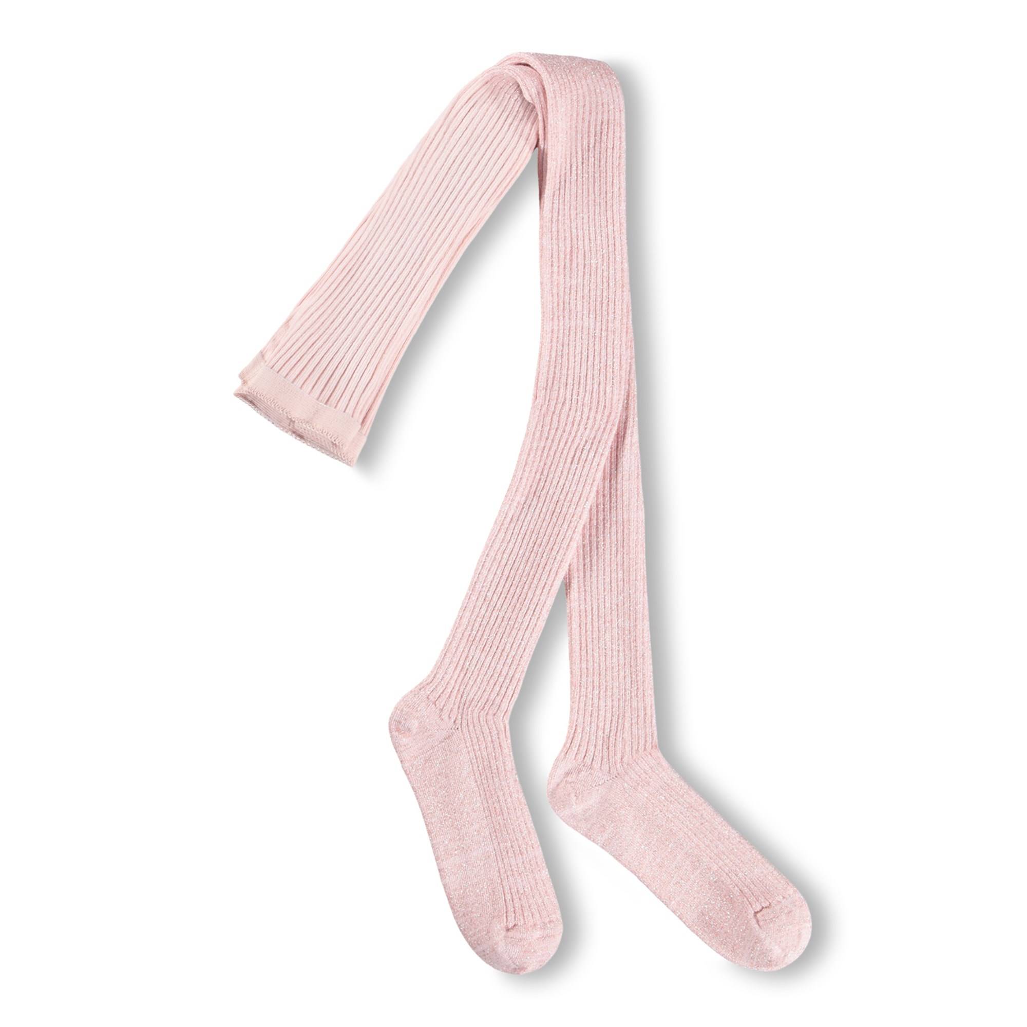 Molo - Strumpbyxor Glitter Rib - Rosa (Str. 134-140)