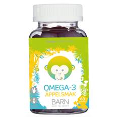 Monkids Omega-3 Barn Äpple 60 tuggisar