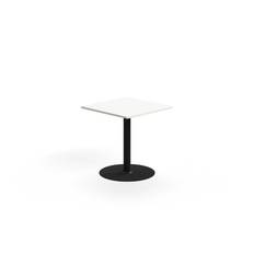 Bord ALVA, 700x700x720 mm, högtryckslaminat, svart/vit