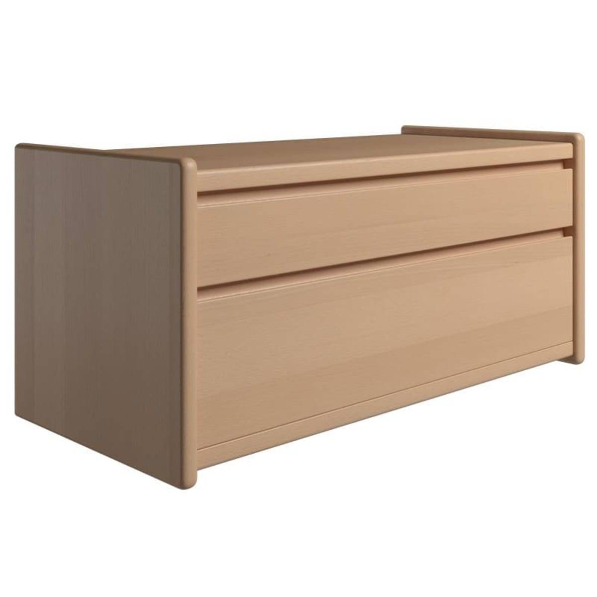 Kaagaard Sengebord 228037 80x37 Eg Olie, Metal Ben