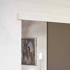 Kornisch Swedoor B: 72,5+72,5 cm, Vit