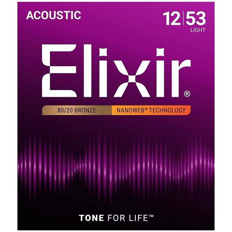 Elixir Acoustic 80/20 Nanoweb 12-53