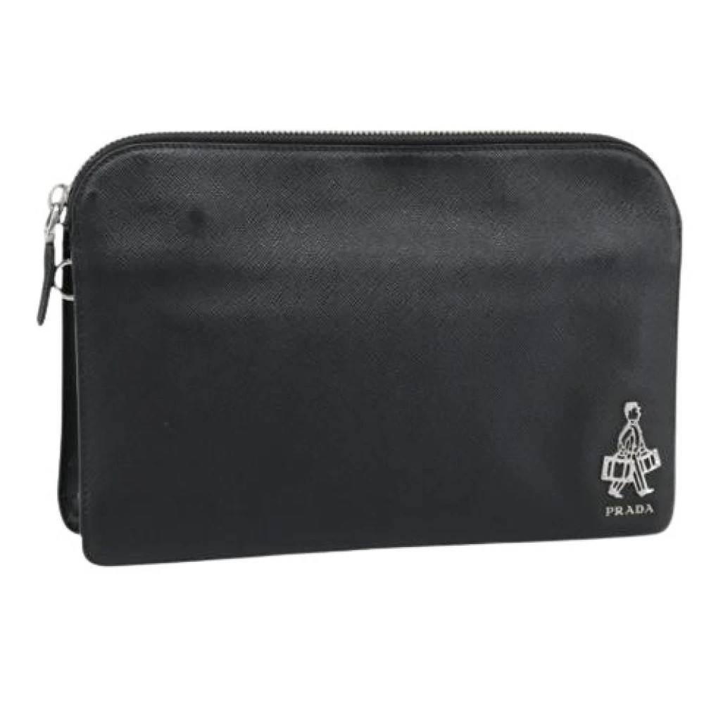Prada Vintage - Pre-owned Vintage Clutch Bag Vintage - Dam - ONE Size - Läder