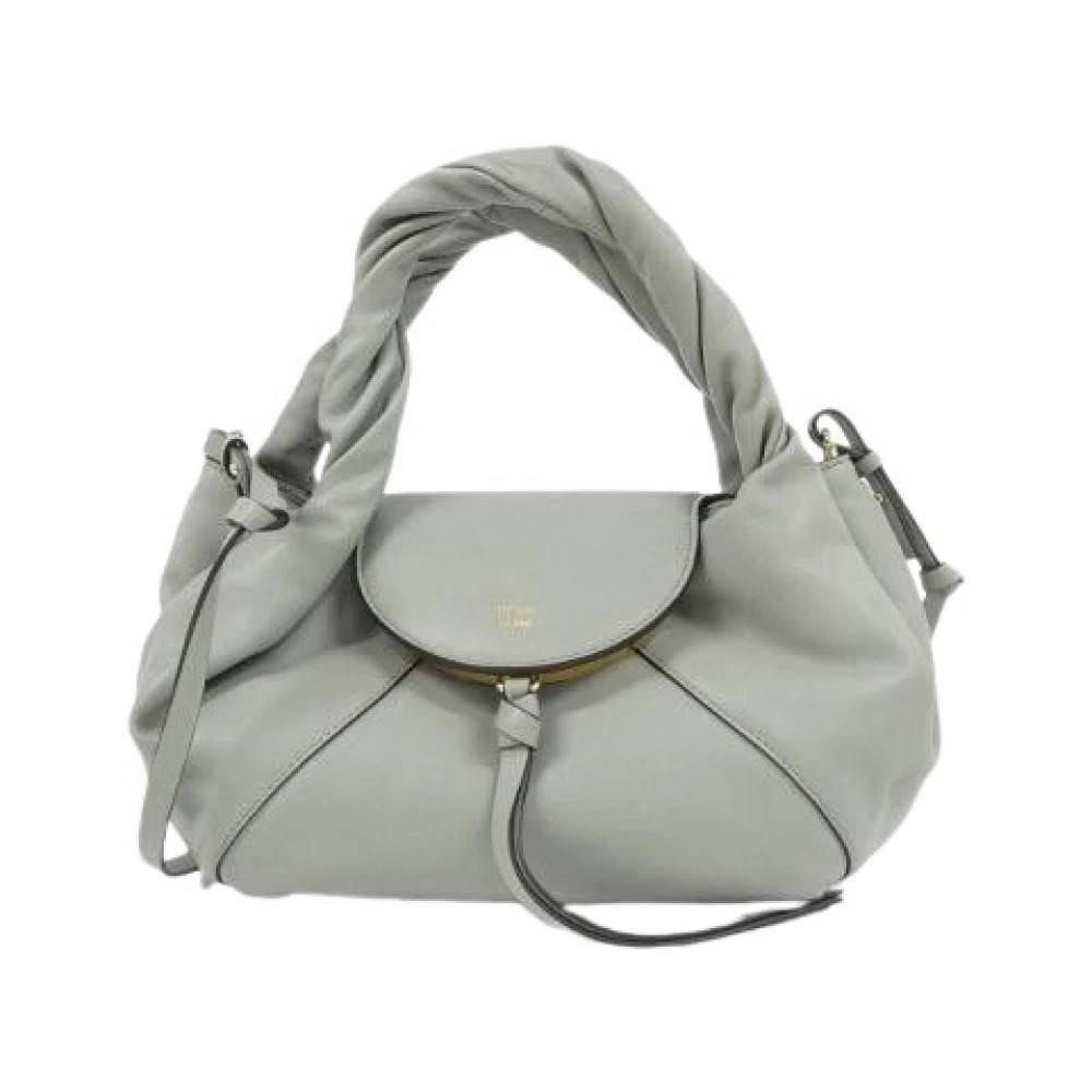 Fendi Vintage Pre-owned Spy Small Calf Shoulder Bag - Vintage - Dame - Grøn - ONE SIZE - Uld