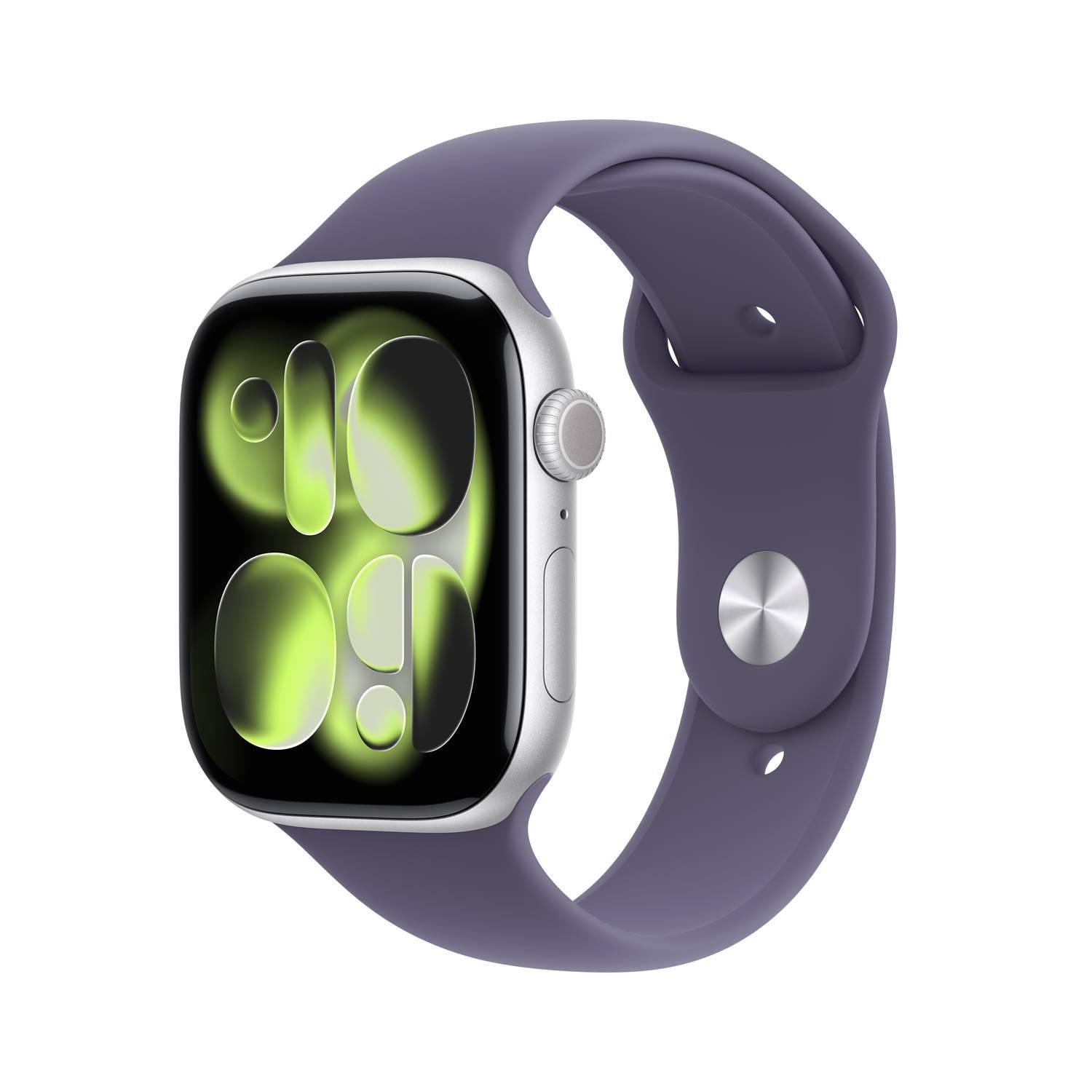 Apple Watch S11 GPS 46mm Silver Aluminium Purple Fog Sport Band S/M
