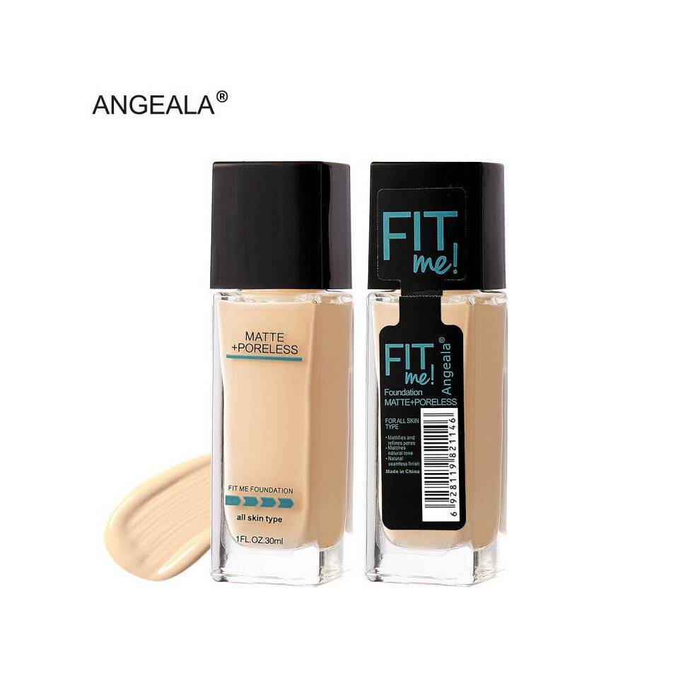 (115) FitMe Matte Poreless Foundation Fair Porcelain 30ml Conceal Acne Scars Primer Makeup